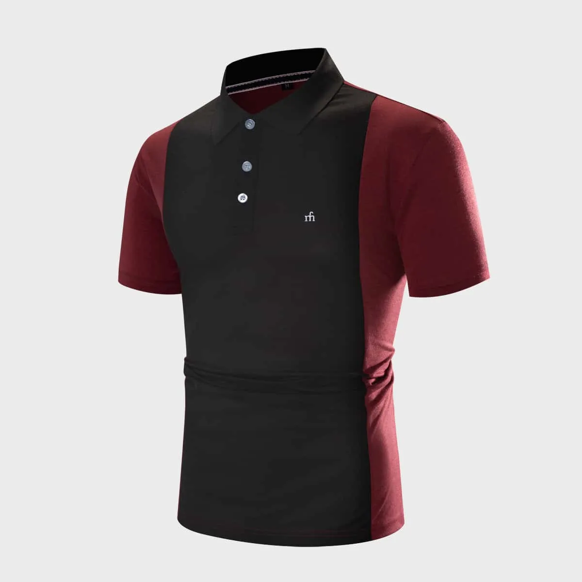 

Рубашка-поло мужская с Вышивкой Букв, Модный повседневный Свободный Топ с отложным воротником и короткими рукавами, в стиле пэчворк, больши...