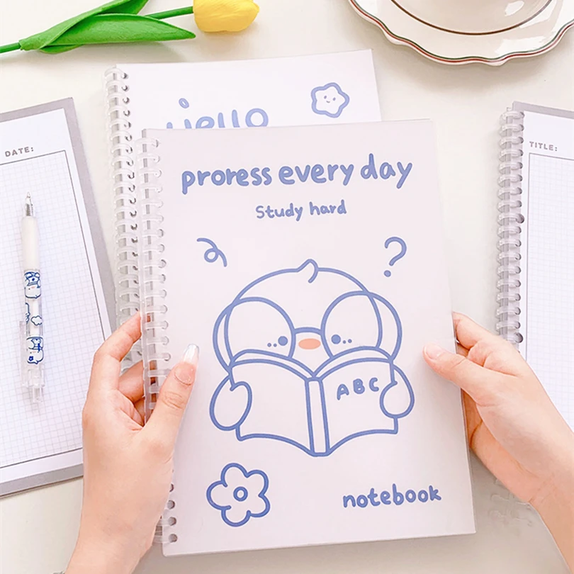 

Office Book Diary Supplies Coil Cartoon Hand Student Kawaii Notebooks Notepad Notebook Diaries Spiral Planner School