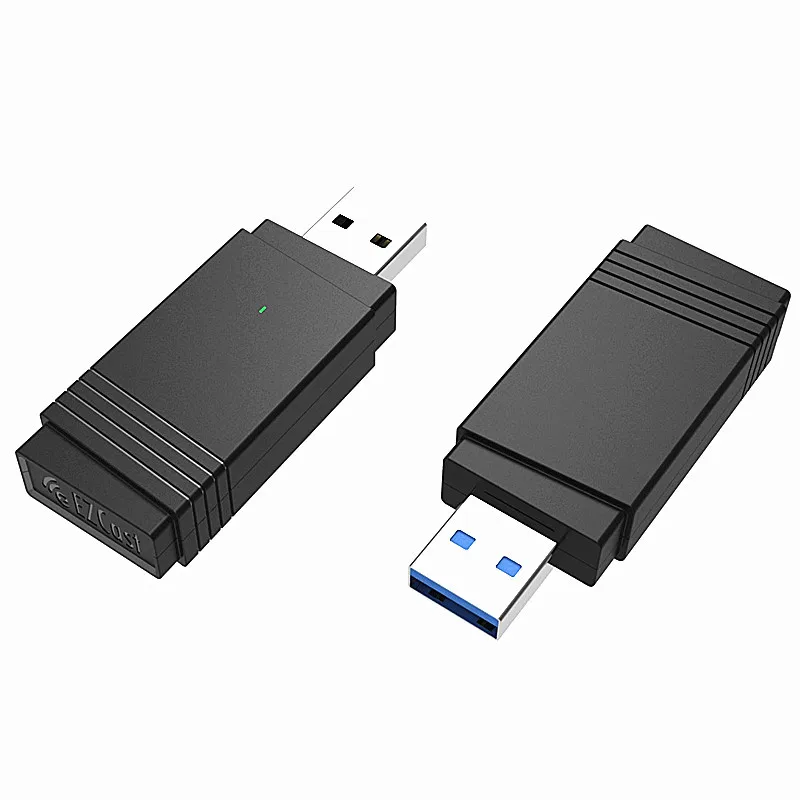 

USB 3.0 Wi-fi 1200Mbps Adapter Dual Band 2.4Ghz/5.8Ghz Bluetooth/WiFi 2 In 1 Antenna Dongle Adapter for PC Laptops