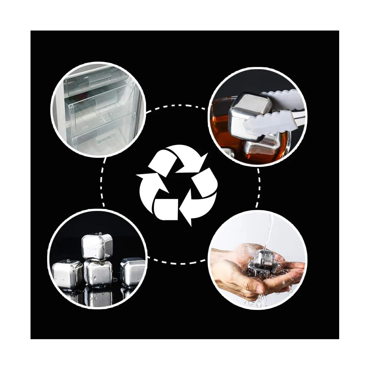 8 шт. кубики для виски вина