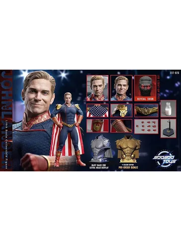 Оригинальные Soosootoys 1/6 SST026, Homelander Patriot John Lander Antony Starr, полный набор, модель персонажа из фильма, игрушка