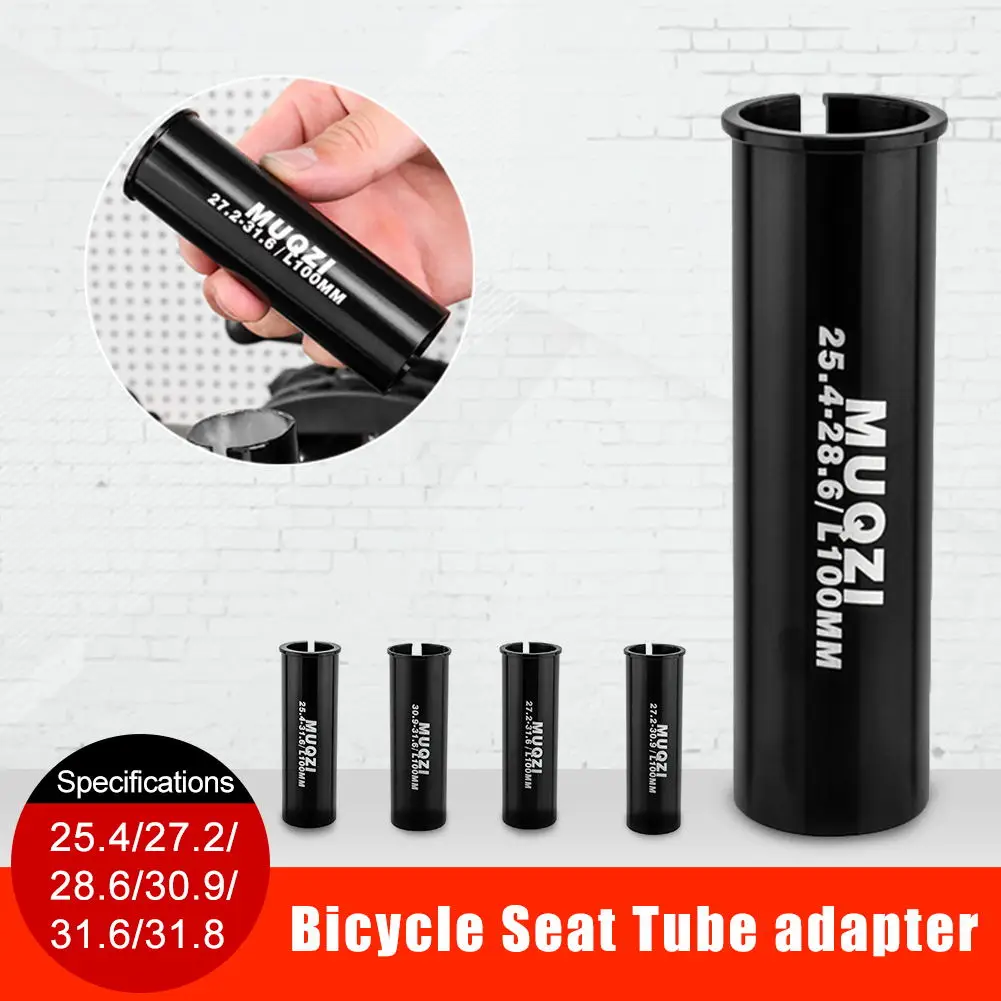 

Bike Seat Tube Reducing Sleeve 25.4/27.2/28.6/30.9/31.6 to 28.6/30/30.4/30.9/31.6/31.8/33.9/34.9/36MM Bike Seatpost Adapter Shim