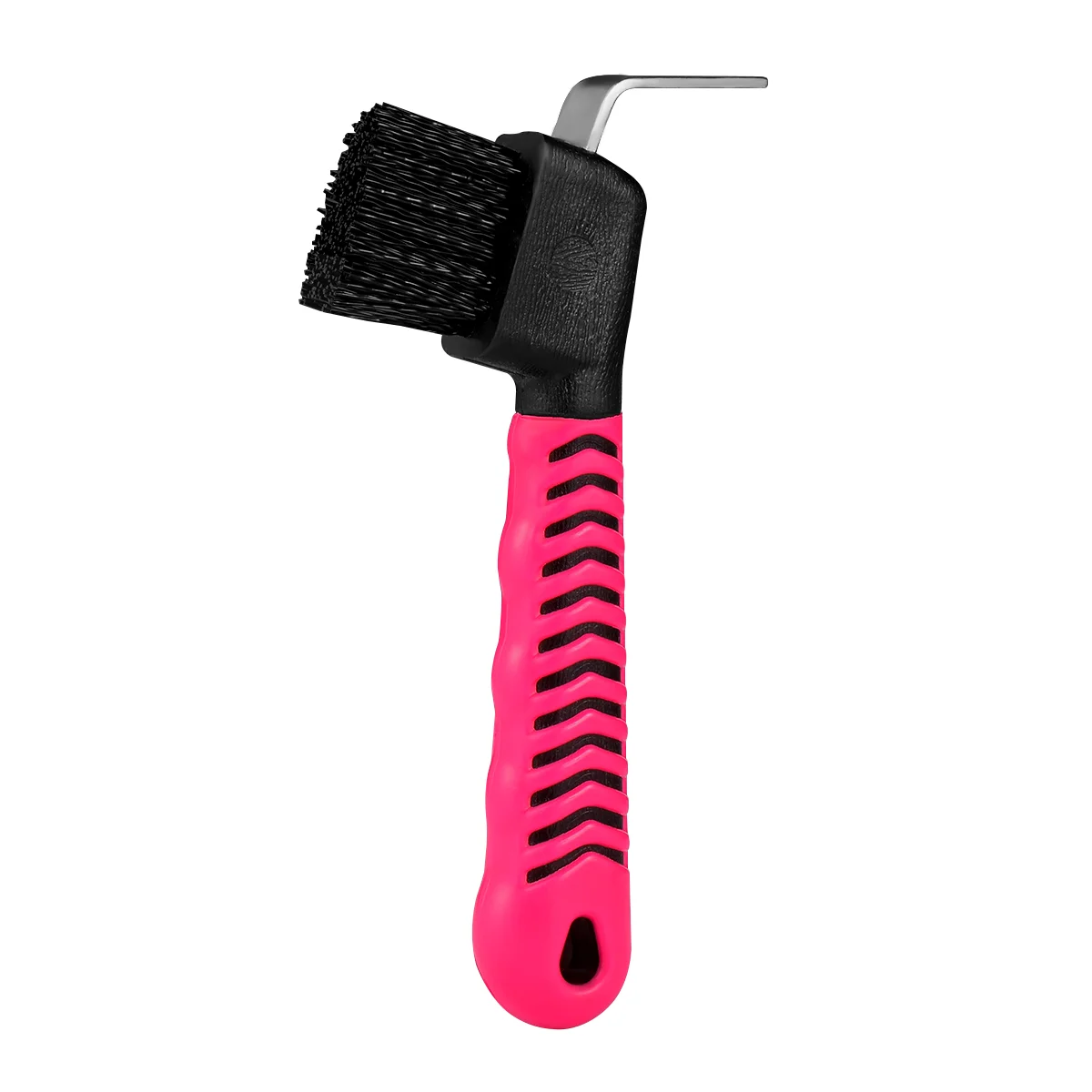 

POPETPOP Grip Hoof Pick Horse Care Product Durable Anti-slip Horse Hoof Hook with Brush Design for Horse Grooming Horses