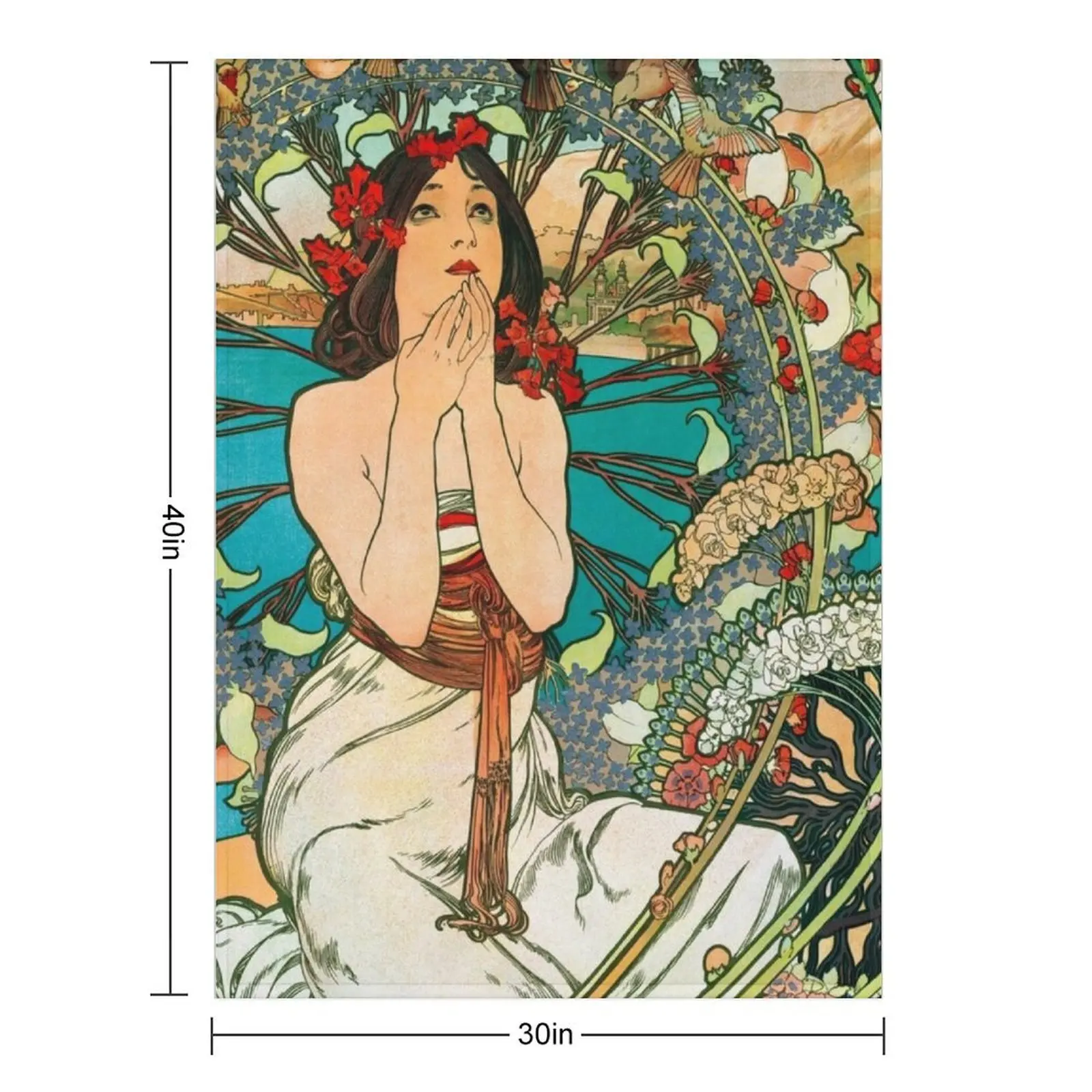 Фото Винтажный туристический плакат «Монако, Монте-Карло» 1897 года, восстановленный, плед-покрывало, милый клетчатый плед для кровати, детский многофункциональный плед №2