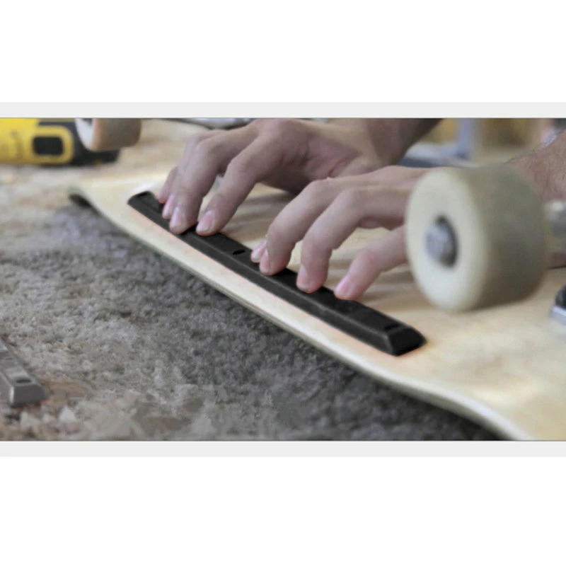 Двойной Наклонный скейтборд ребристая Противоударная полоса пластиковая рельсы