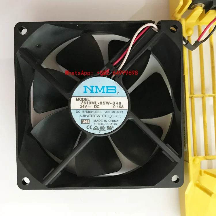 Совершенно новый NMB 3610ML-05W-B49 9225 9025 9 см постоянного тока 24 В 0 16 А для Fanuc серии 16/18 TA MA
