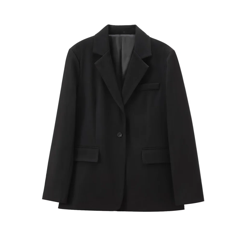 Осенняя новая женская одежда PB &amp ZA2024 стильная облегающая однотонная