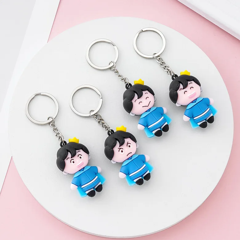 

Anime R Anking of Kings&Keychain Cartoon PVC Prince Boji Keyring Ornament Cute Backpack Car Pendant Gifts for Friends
