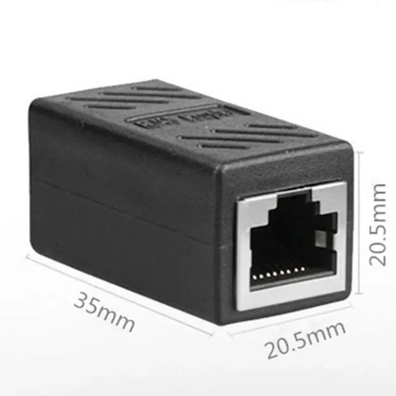 Высококачественный Ethernet-переходник Cat5 Cat6 Cat6a удлинитель разъема мама-мама кабеля