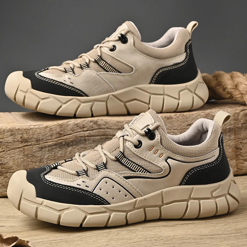 Лидер продаж мужская повседневная обувь осенняя непромокаемая теплая походная