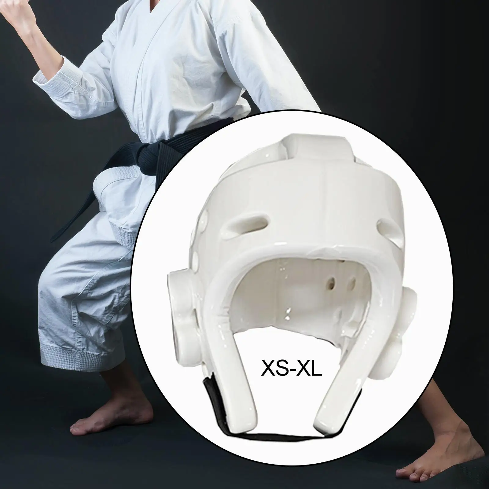 Головной убор для каратэ Портативная защита головы тренировок по боевым