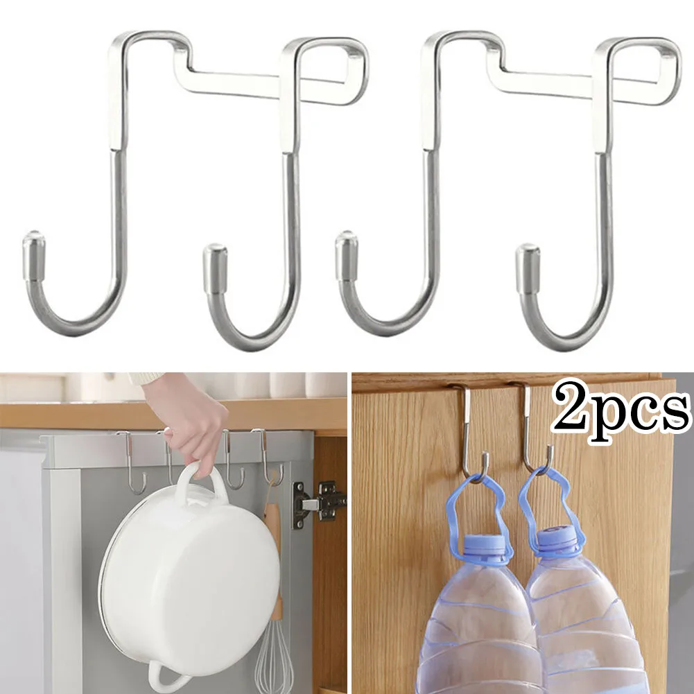 

Hooks Hanger Over Storage The Door 100% Brand New 304 Stainless Steel 7.3*6.6*2.4cm. Clothes Coat High Quality