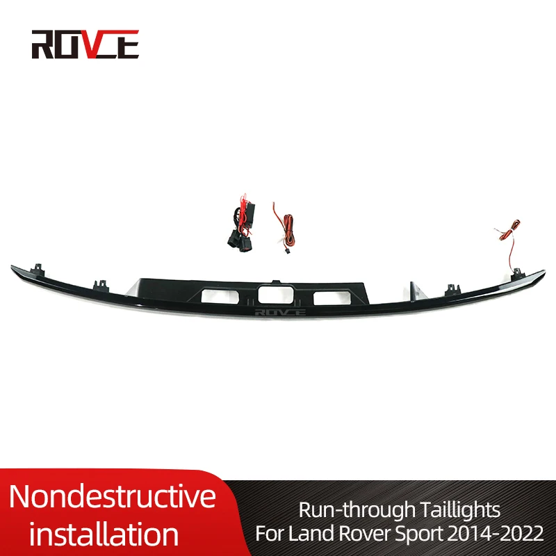 

ROVCE Run-through Taillights Car LED Taillight for Land Rover Sport 2014-2022 Rear Lights Lamp Auto Accessories