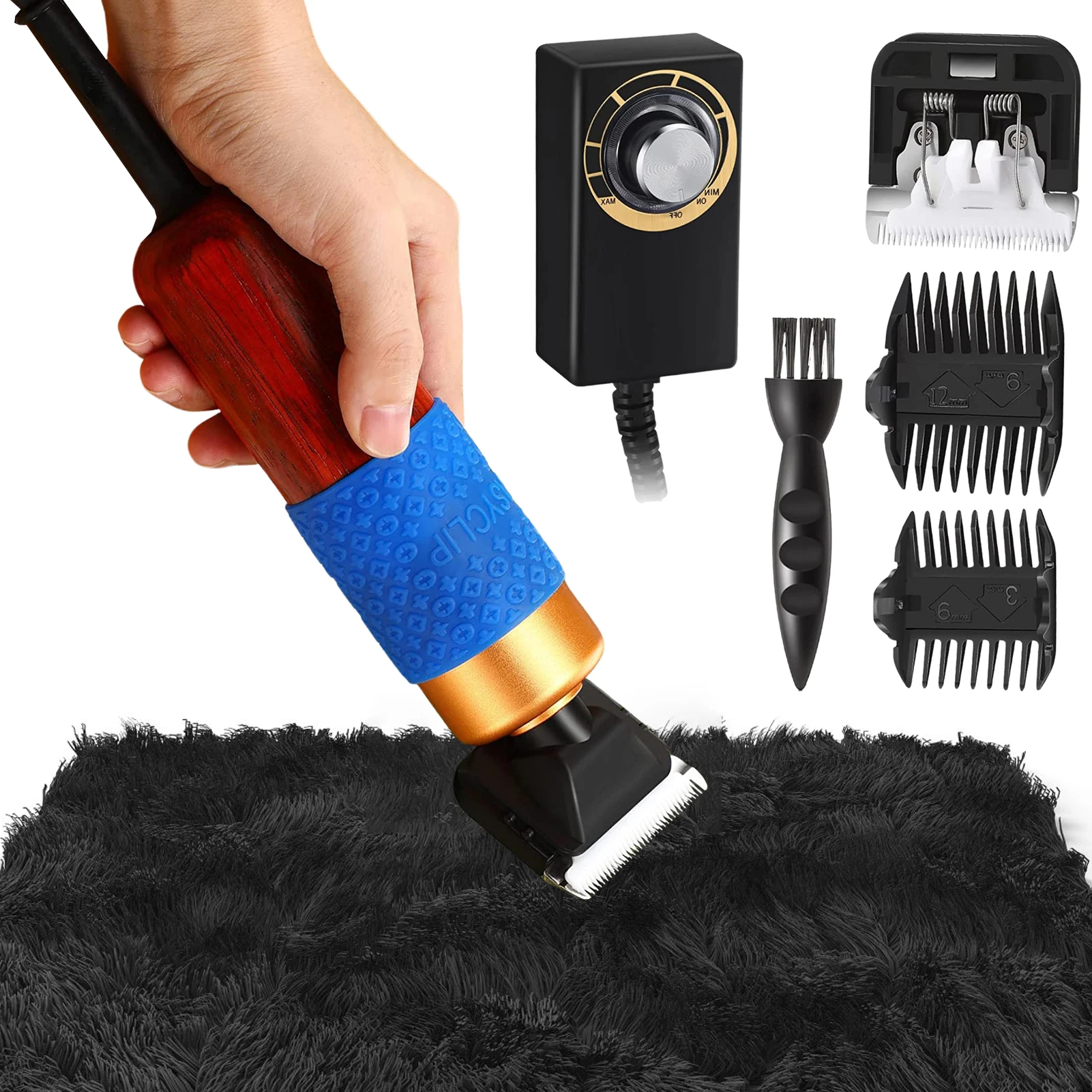 

Electric Rug Trimmer Tufted Scissors Carpet Fader Professional Pet Dog Clipper 200W High Power Hair Cutting Machine