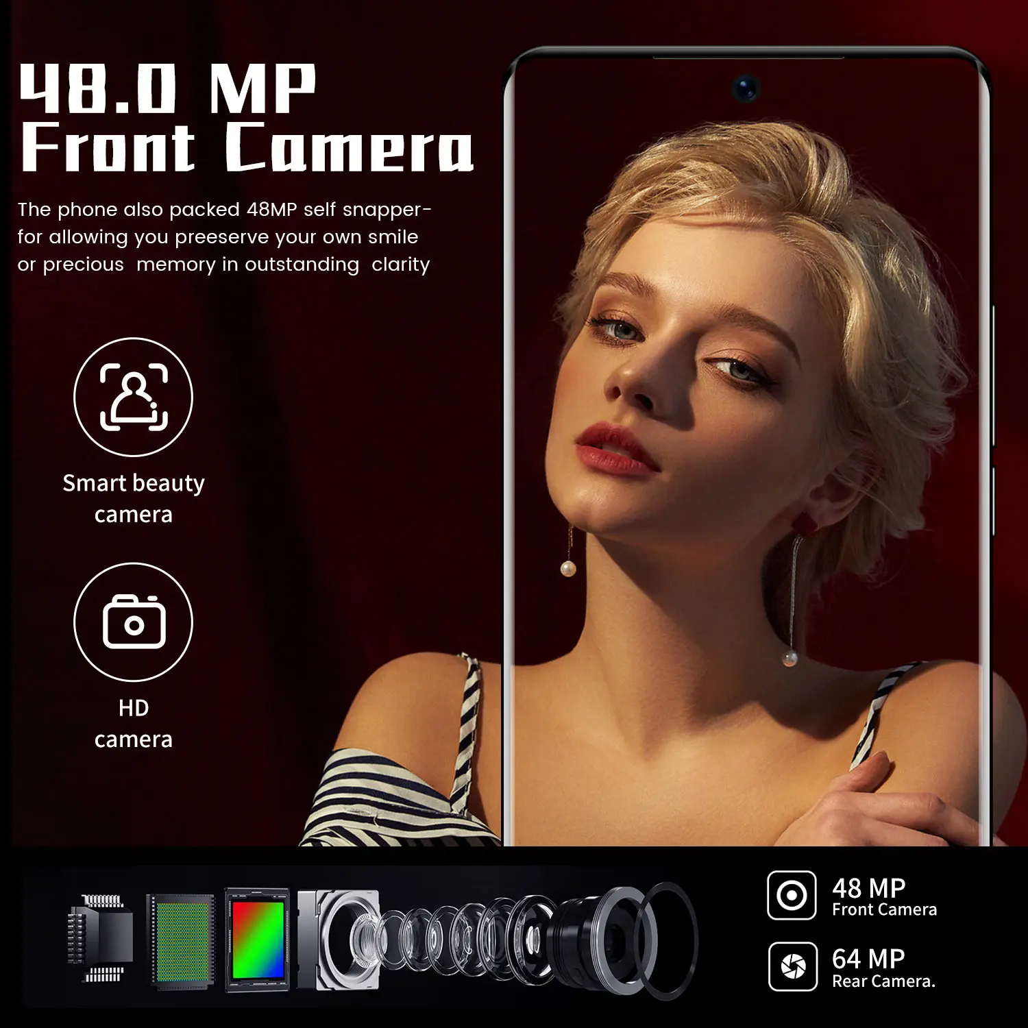 global version p50 pro 16gb768gb android smartphone 5g networks gps 48mp64mp hd camera mobile phones 6800mah cellphones free global shipping