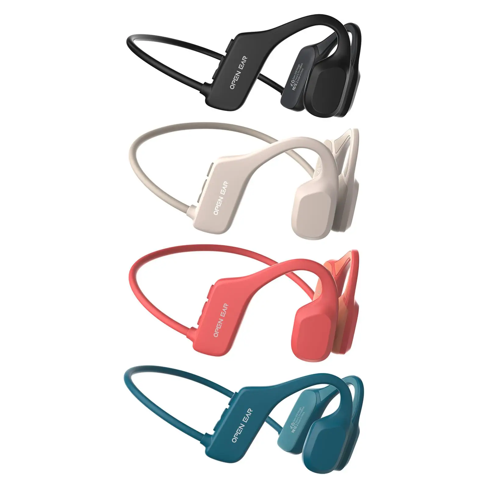 

Bone Conduction Open Ear with Rechargeable Wireless Earphone for Workout Fitness