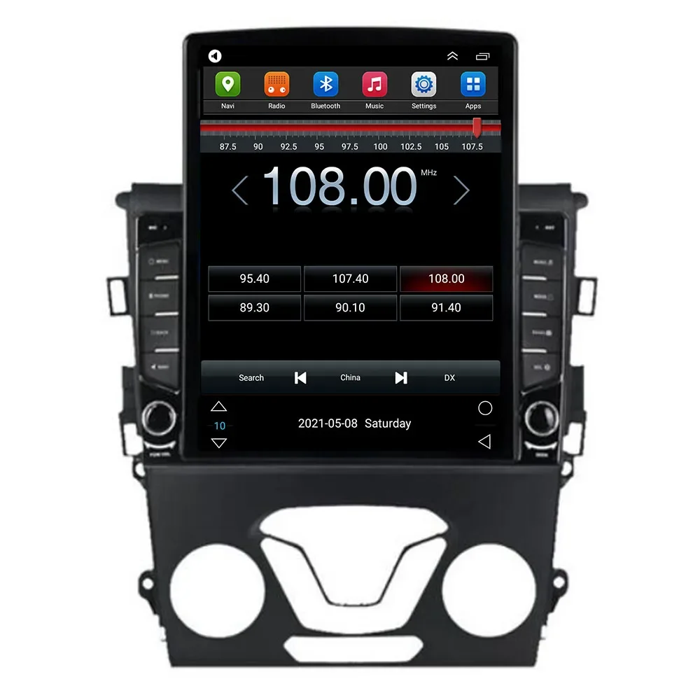 Фото Для Tesla Style 2Din Android 12 Автомобильный радиоприемник для Ford Mondeo 5 2014-2035 Мультимедийный видеоплеер GPS Стерео Carplay DSP RDS Камера №2