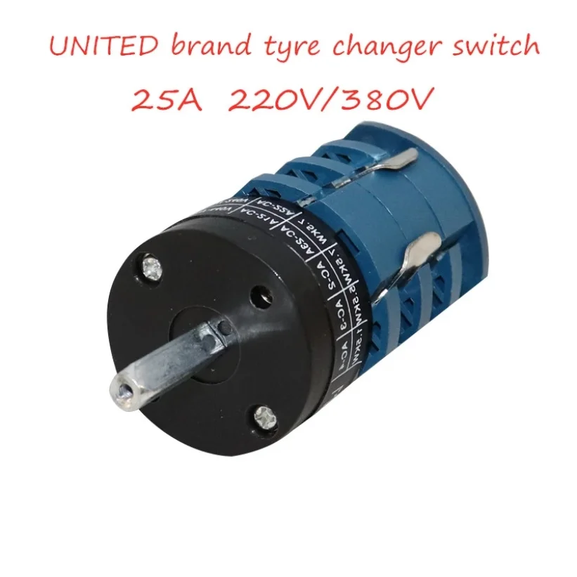 

25A 220/380V Forward Reverse Switch for Car Tyre Changer Machine Tire Machine Replacement Part Turn Table Pedal Motor Switch