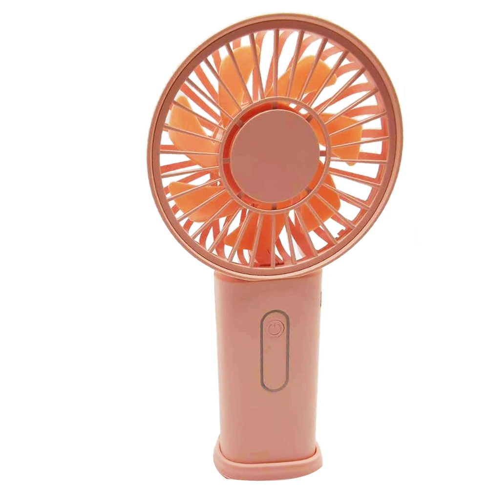 

Portable Fans Handheld USB Rechargeable Fan Desktop Air Cooler Outdoor Fan Cooling Travel Hand Fans 1200MAH Pink
