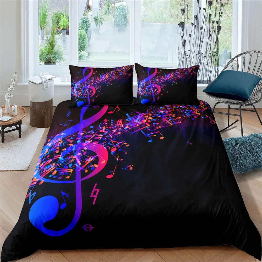 Комплект постельного белья с 3D Цифровым пододеяльником и принтом в виде