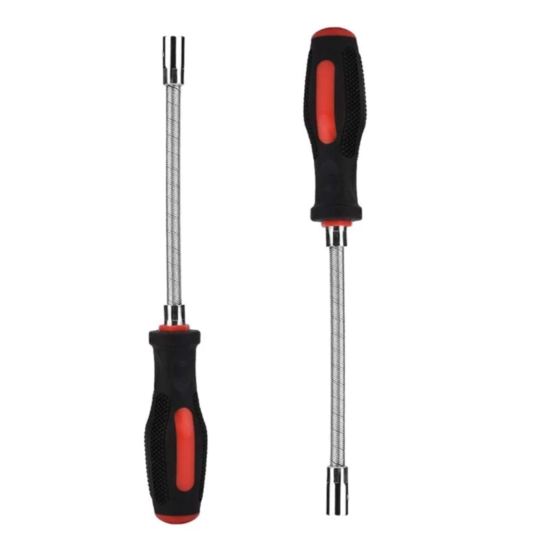 

1 комплект 7 мм 6,35 мм обруч Эластичный Мягкий стержень Гибкая розетка, гибкая шестигранная отвертка ручные инструменты