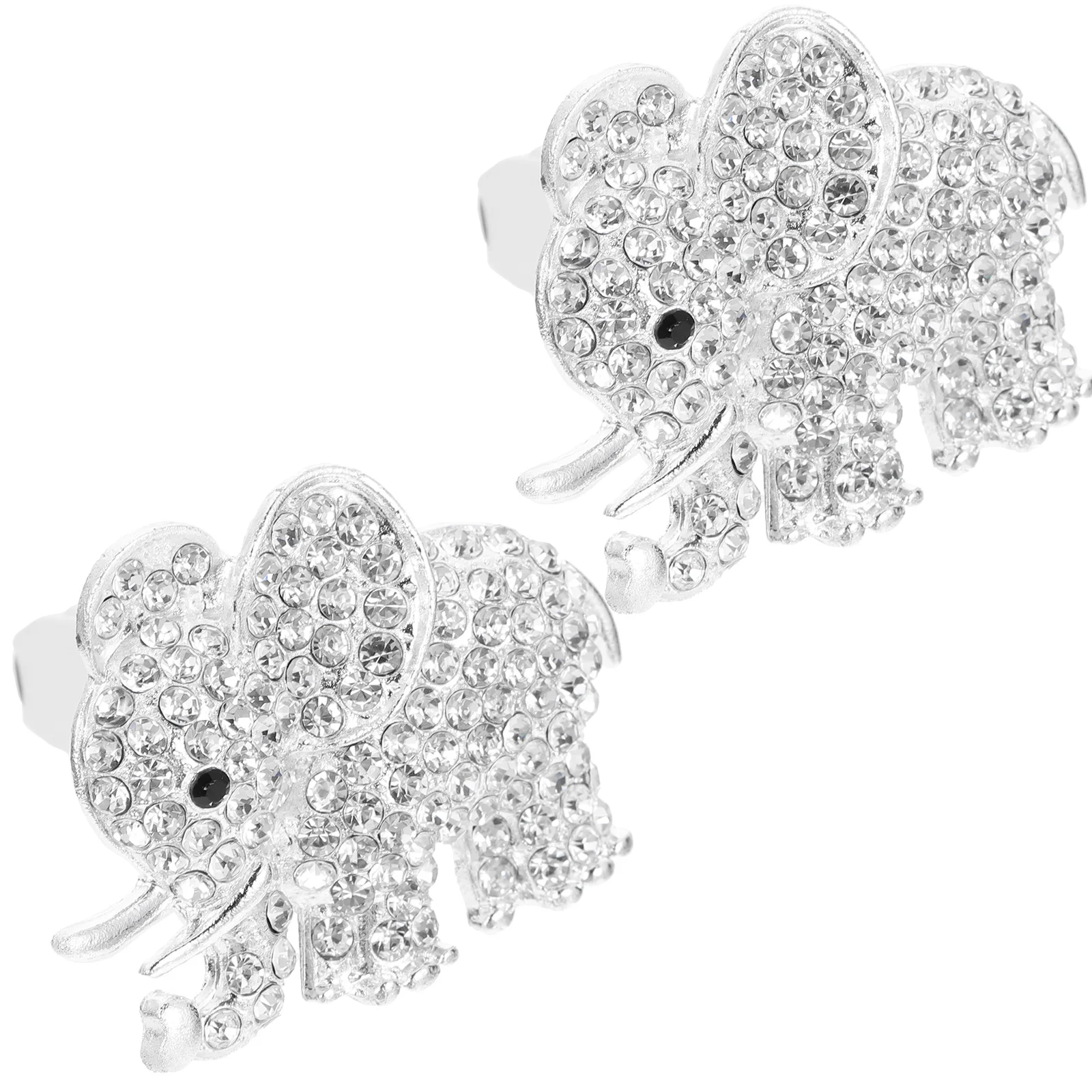 

2pcs Crystal Elephant Car Air Vent Clip Car Diffuser Clip Elephant Car Accessories