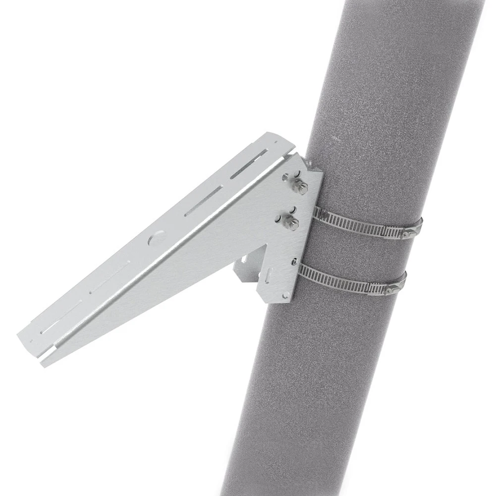 30 ° Фотоэлектрический кронштейн одинарная солнечная панель крепление на столб