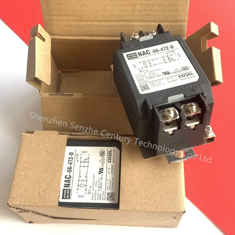 Новый оригинальный линейный фильтр питания AC 1-250 DC250 6A 0 5 mA 1 NAC-06-472-D max