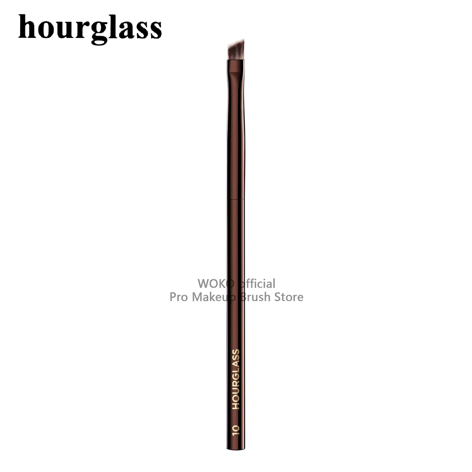 Песочные часы 10 угловых кистей для подводки из синтетических волос кисть глаз