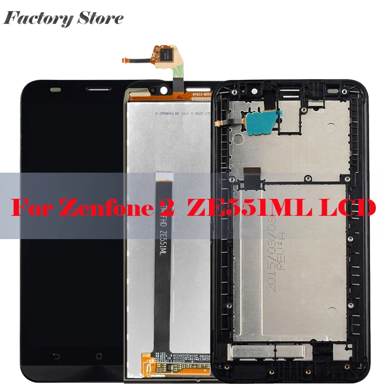 

Original Screen For Asus Zenfone 2 ZE551ML Z00A Z00AD Z00ADB LCD Screen Replacement Touch Screen digitizer Glass Assembly Kits