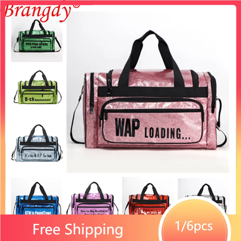 

1/6 шт. многофункциональная сумка для йоги, фитнеса, Вместительная женская сумка-мессенджер через плечо с карманами, женские сумки через плеч...