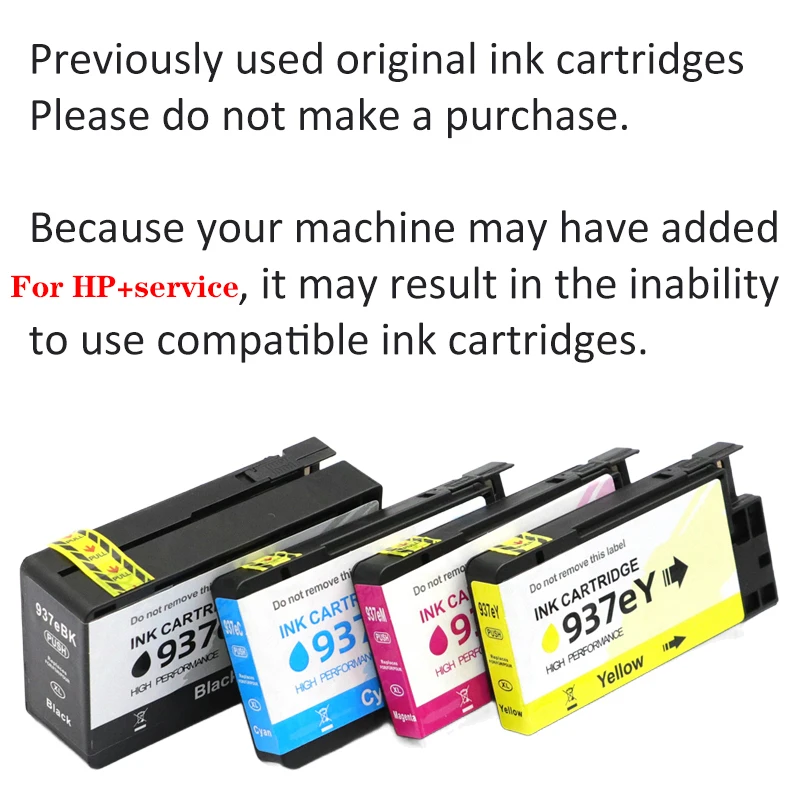 Фото Картридж HP937 937 937E 937XL, совместимый с принтерами HP Officejet Pro 9120, 9122, 9123, 9125, 9130, 9720, 9730 №2