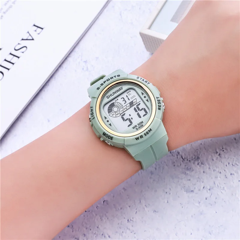 50m Waterproof Watch for Girls Boys Children's Watch Electronic Quartz WristWatch for Boy Girl Student Sports Watches Kids Reloj