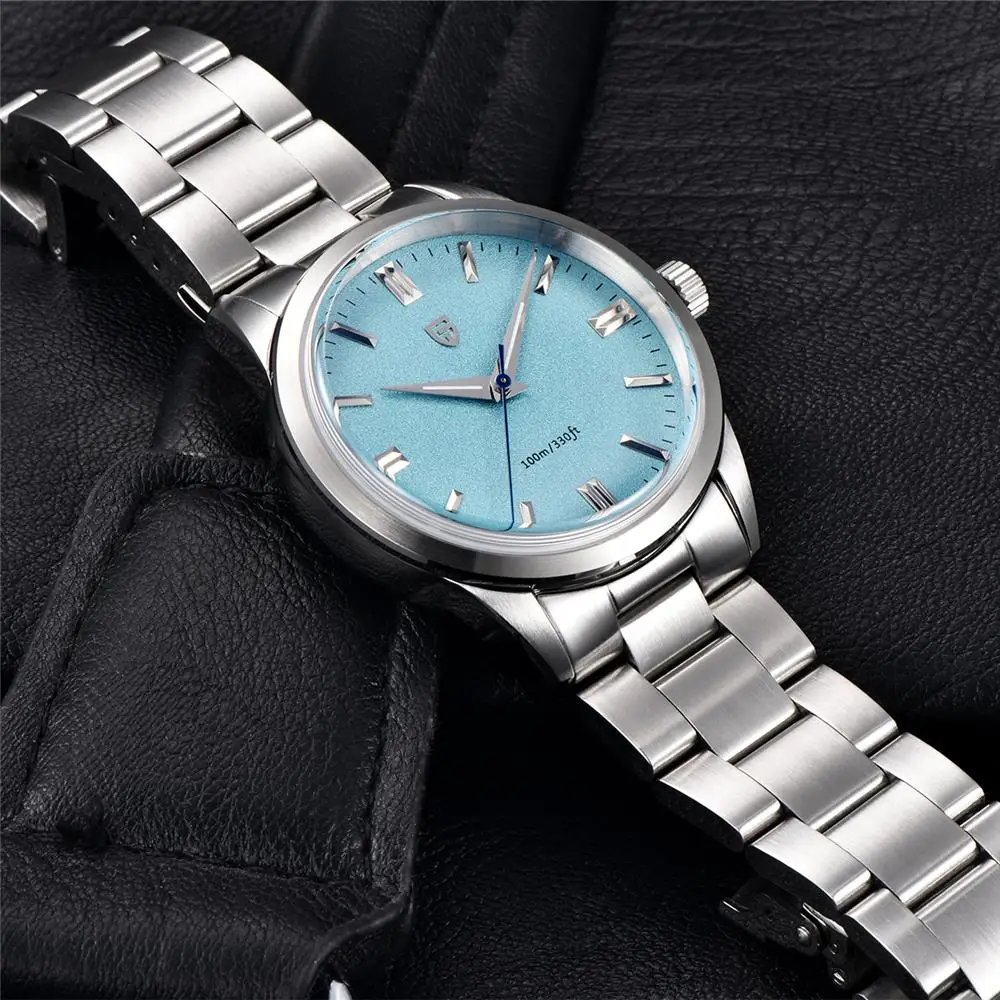 PAGANI DESIGN Luxury Men's Quartz Wristwatch 40mm Simple Stainless Steel Sapphire VH31 100M Waterproof Chronometer Renoj Hombre enlarge
