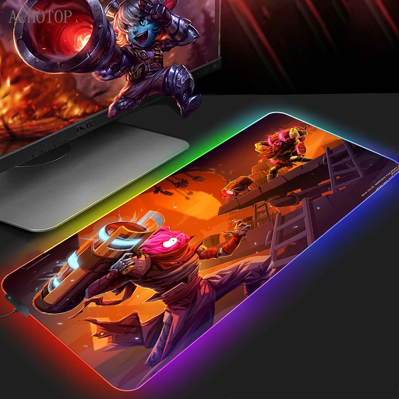 

Dead Cells Gaming Accessories Mouse Pad Computer Mousepad RGB Large Gamer Mouse Carpet Mause Pad PC Desk Mat with Backlit Table