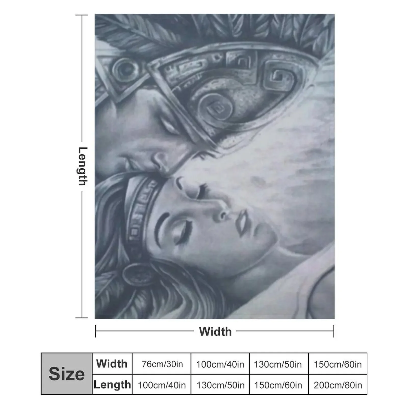 Плед дизайнерский плюшевый