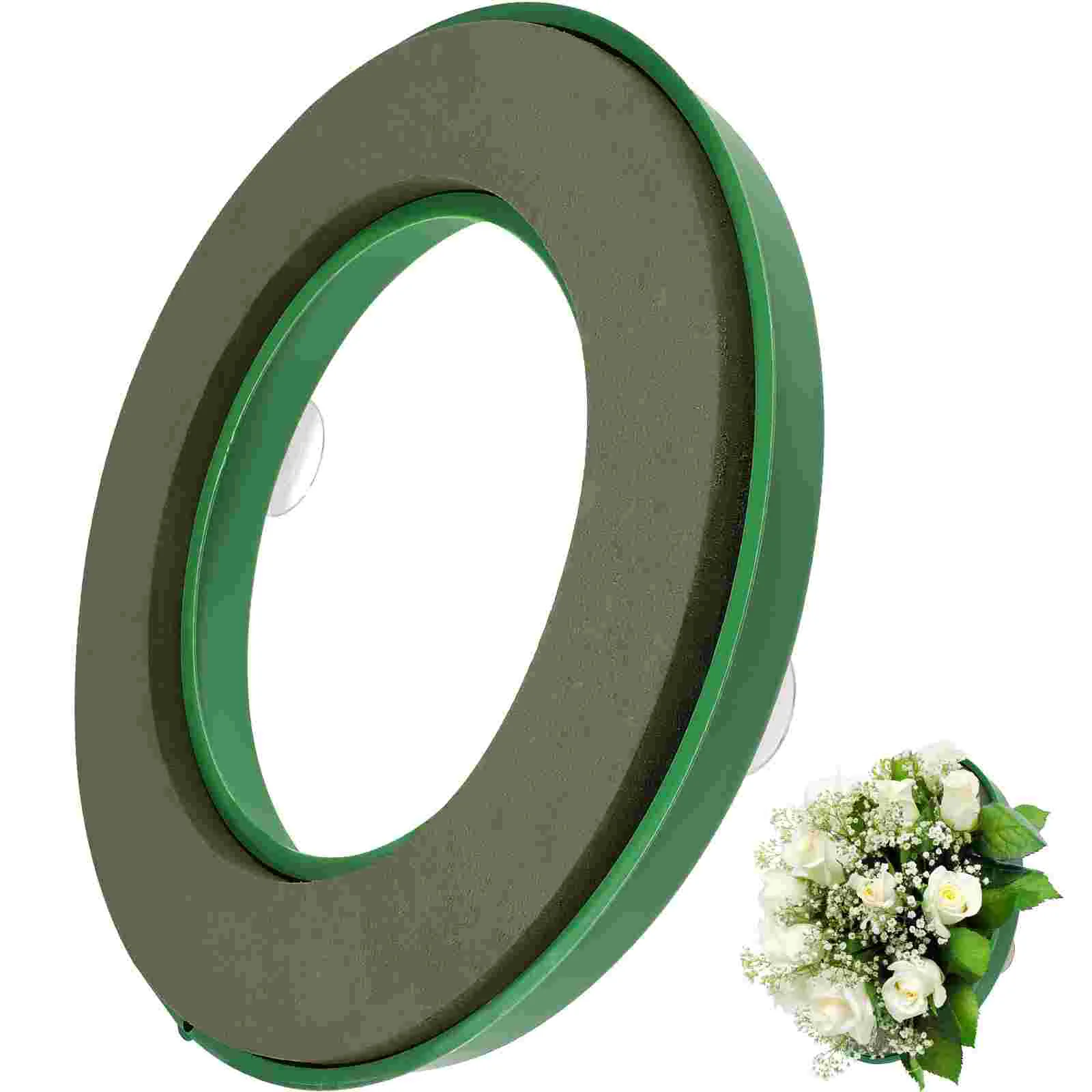 

Craft Foam Mud Block Rings Crafting Supplies Wreath Holder Floral Garland Form Making