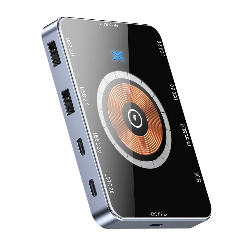 Док-станция ihoyi Expansion Dock Typec 15 Вт концентратор беспроводной быстрой зарядки 3 0