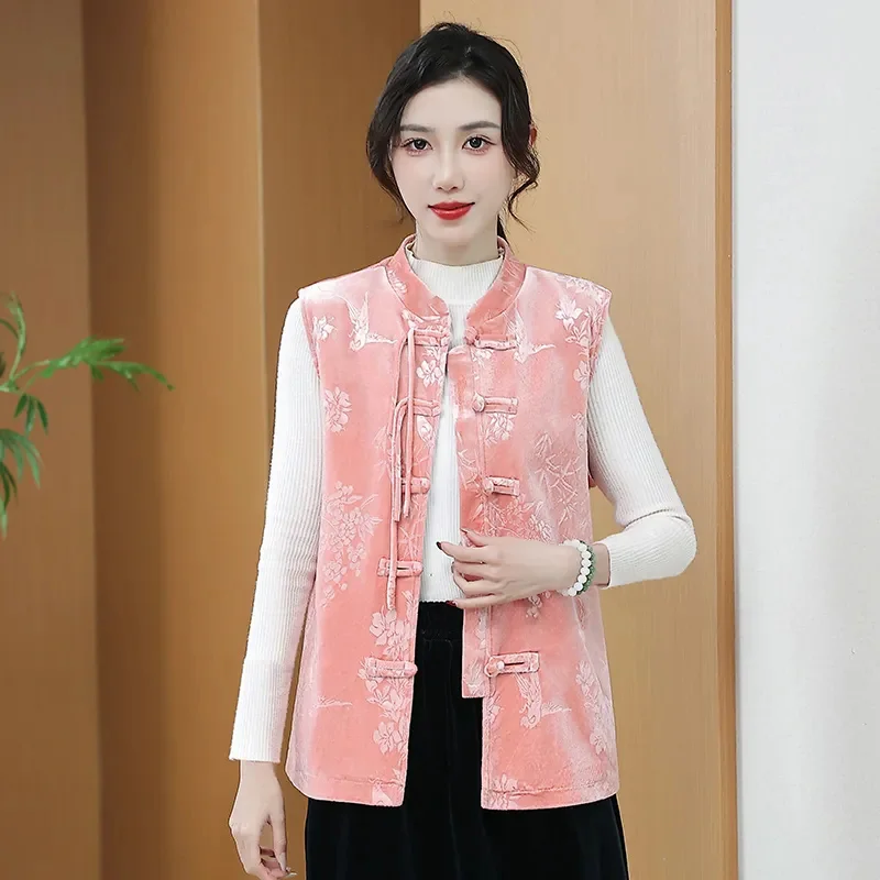 5XL женский жилет для женщин среднего возраста повседневная куртка без рукавов