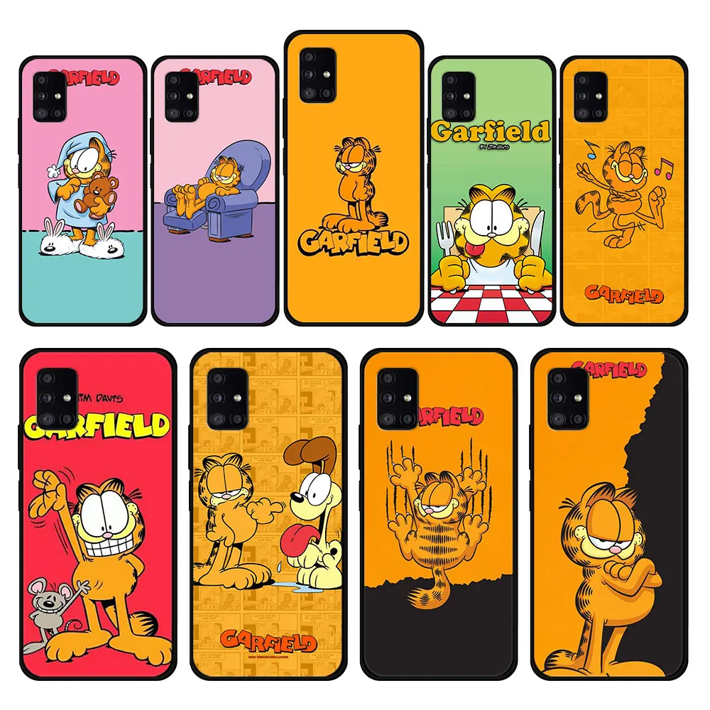 

Capinha Phone Cover Japan Anime Garfield For Samsung Galaxy A21s A31 A52 A32 4G A12 A72 A51 A02s A71 A41 A53 A23 A73 A33 A22