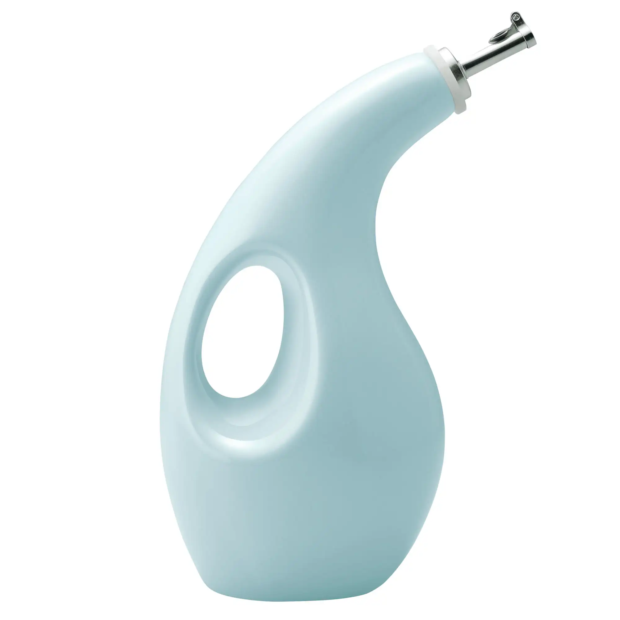 

Ceramics EVOO Dispensing Bottle, Light Blue
