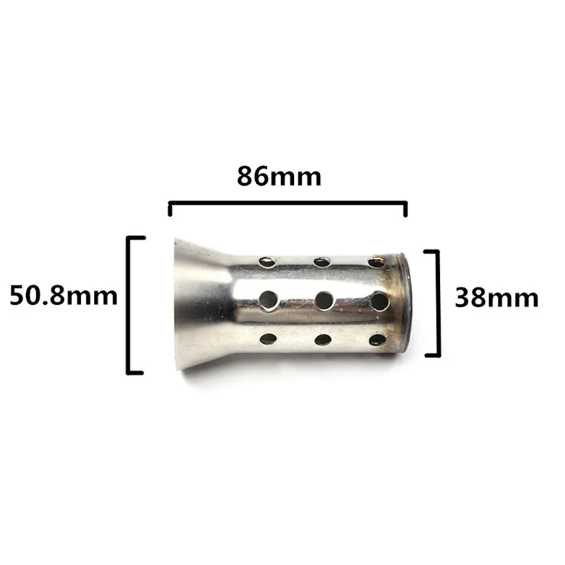 

51 мм 60 мм впускной глушитель выхлопной системы мотоцикла, регулируемый глушитель DB Killer, шумоглушитель