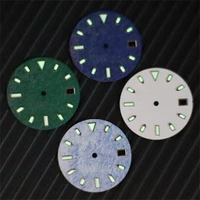snowflake surface modified dial nh35 nh36 watch dial bgw9c3 green luminous dial for nh35 nh36 4r 6r movement