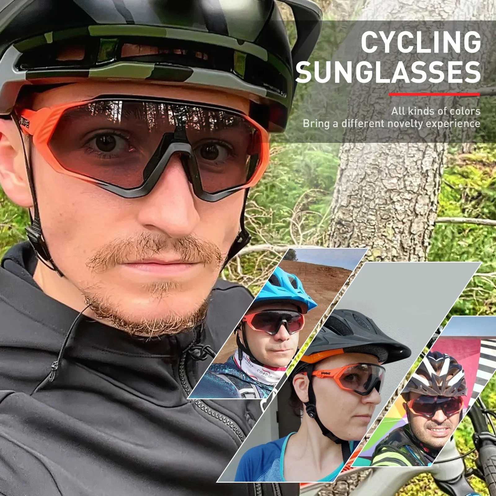 Фотохромные велосипедные очки Kapvoe для мужчин и женщин горных шоссейных