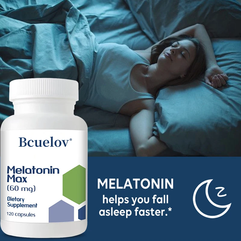 

Relieve Anxiety and Stress, Help Deep Sleep, Save Insomnia, Melatonin, Healthy Sleep for Adults, Middle-aged and Elderly