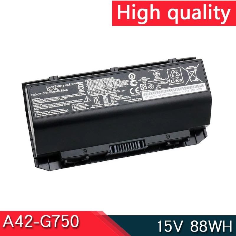 Новинка A42-G750 15V 88wh Аккумулятор для ноутбука ASUS G750 G750J G750JH G750JM G750JS G750JW G750JX G750JZ