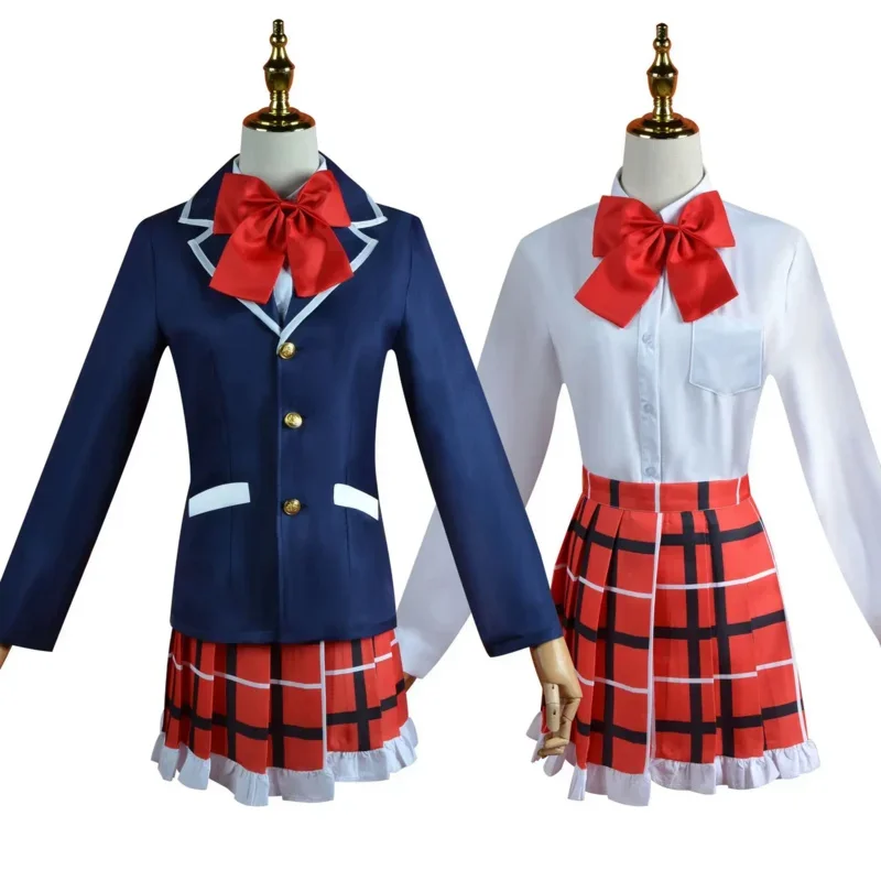 Coslan Chuunibyou Demo Koi ga Shitai Love Chunibyo &amp Other Delusions Takanashi Rikka Dress Uniform Косплей Костюм Парики