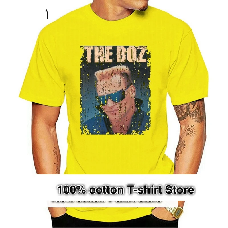 

New The Boz Brian Bosworth Retro Vintage Men'S T-Shirt Size S-2Xl Unisex Loose Fit Tee Shirt