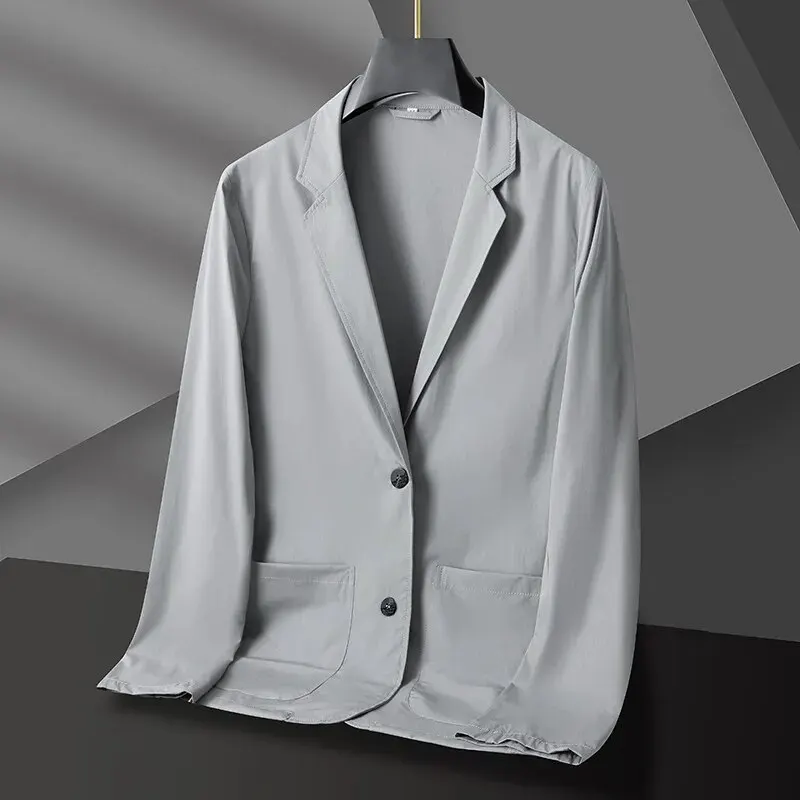 6334-Foreign Trade Men's Fashion Leisure Small suit Male Korean Version Slim Jet Solid Color Jacket