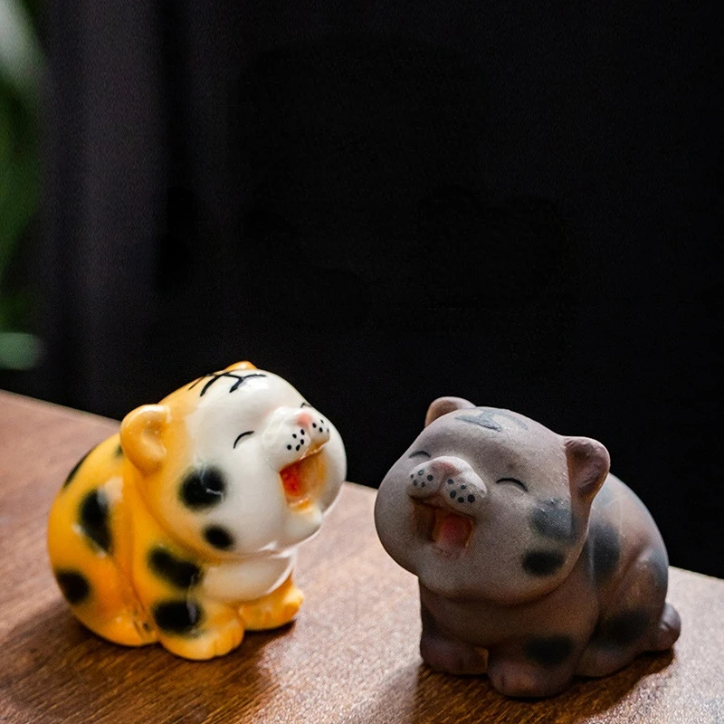 

Tiger Ornaments Kawaii Accessories Mascot Kawaii Room Decor Chinese Zodiac Desktop Decorations Fortune Decoration Home Gifts